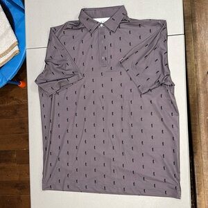 “U suck at golf” men’s golf shirt XXL